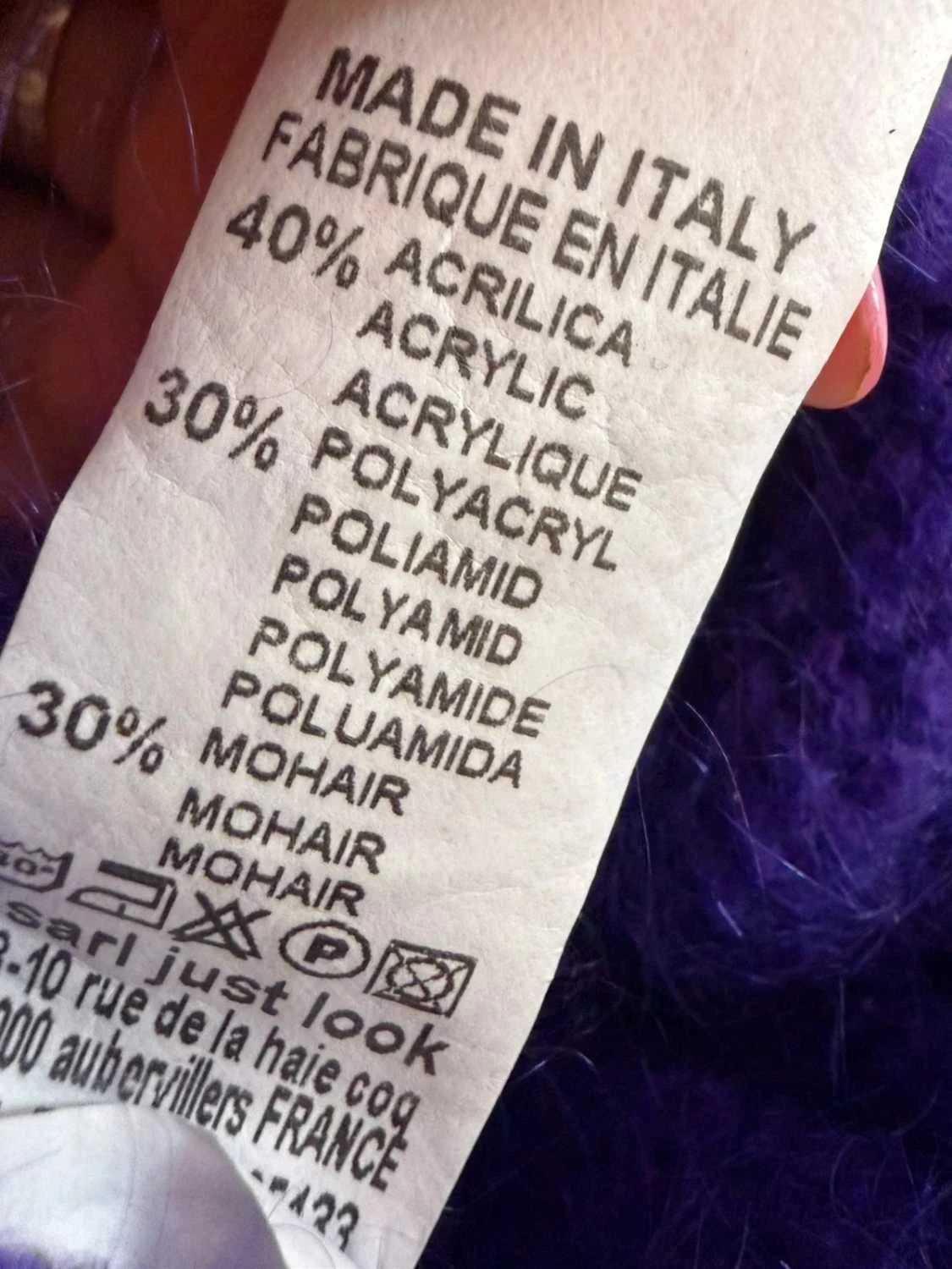 Colete feminino em lã mohair pouco usado – photo 8